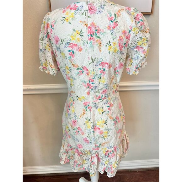 Yumi Kim Be The One Dress Mulberry Ivory Eyelet Size 10 - Picture 7 of 9